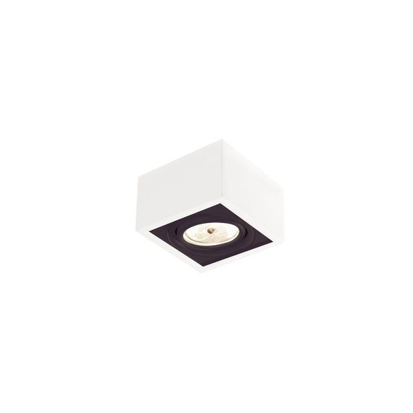 Spot De Sobrepor Newline Box Par 20 E27 Bivolt Branco E Preto
