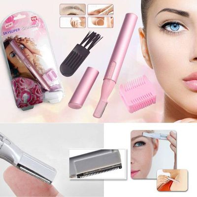 Aparador Depilador Pelos Nariz Sobrancelhas Orelhas Caneta Rosa