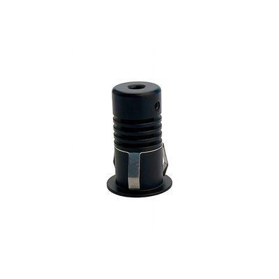 Spot De Embutir Nordecor Auko Mini Redondo Led Alto Irc 90 1w Bivolt Preto 3000k Luz Amarela 6529