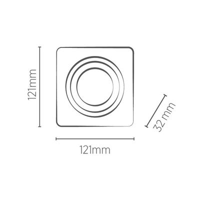 Spot De Embutir Recuado No Frame Save Energy Par 20 E27 Bivolt Branco Se-330.2035