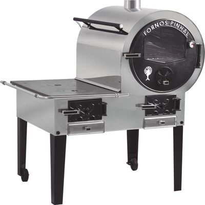 Forno Acoplado Inox Com Isolação Fornos Pinhal Esquerdo