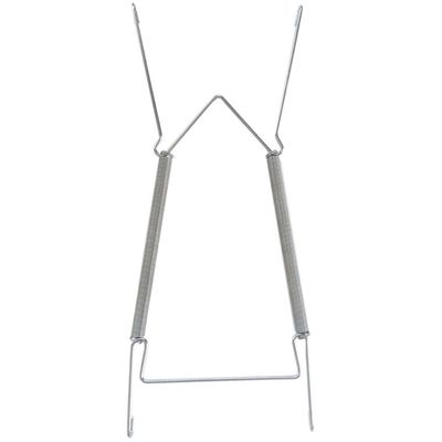 Suporte Com Mola Aramado Pra Pendurar Pratos Até 30cm Parede
