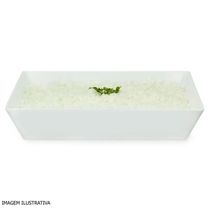 Travessa Melamina Branca 4L Profissional Servir Buffet Haus Concept Saladas Massas