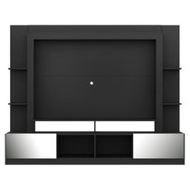Estante Com Espelho Para Tv Até 65´´ Oslo Fg3390 Preta