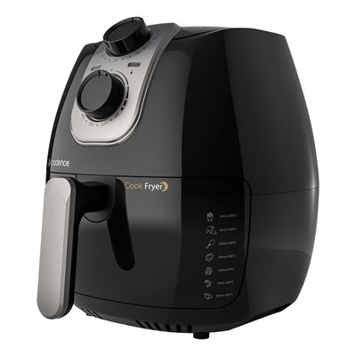 Fritadeira Sem Óleo Cadence Cook Fryer FRT525 Preta 110V