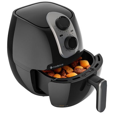 Fritadeira Sem Óleo Cadence Cook Fryer FRT525 Preta 110V