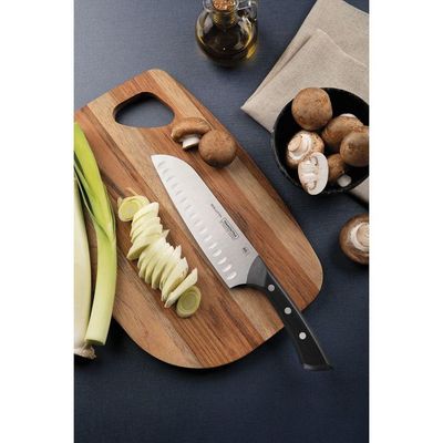 Faca Santoku Tramontina Solutta Com Lâmina Em Aço Inox E Cabo Em Policarbonato 7 Preto Tramontina