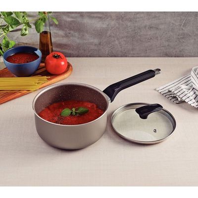 Panela Tramontina Milazzo Alumínio Antiaderente Starflon Max Amêndoa 20 Cm Tramontina