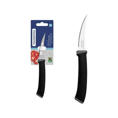 Faca Para Tomate Tramontina Felice Lâmina Aço Inox Cabo Polipropileno Preto 3 Tramontina