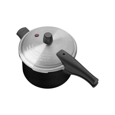 Panela De Pressão Tramontina Vancouver Alumínio Antiaderente Starflon Max Preto 20 Cm 3 L Tramontina