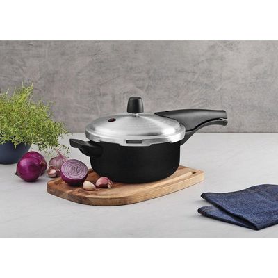 Panela De Pressão Tramontina Vancouver Alumínio Antiaderente Starflon Max Preto 20 Cm 3 L Tramontina