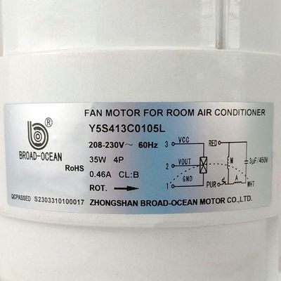 Motor Ventilador Rpg45 Evaporadora 22 A 30.000 Btus Ykfg-45-4-11 - Agratto