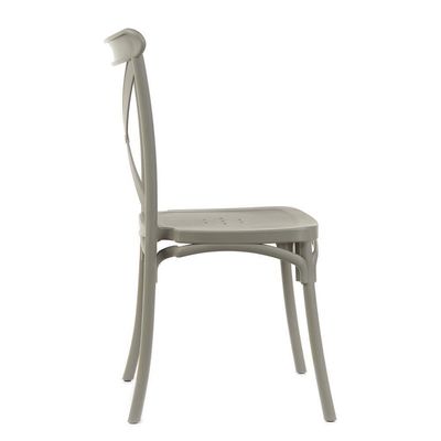 Cadeira De Design Katrina Interior E Exterior Cinza