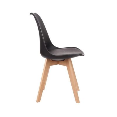 Cadeira De Design Tulip Preto
