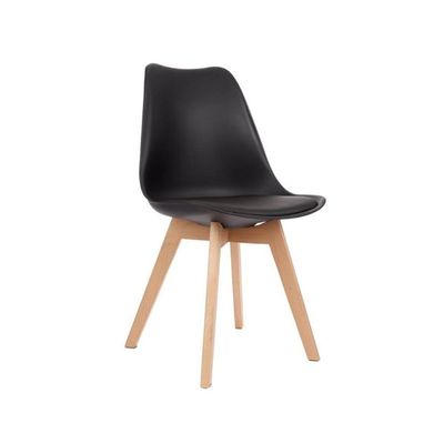 Cadeira De Design Tulip Preto