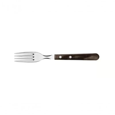 Garfo Jumbo Inox Cabo Madeira Polywood Castanho Tramontina 21136/090