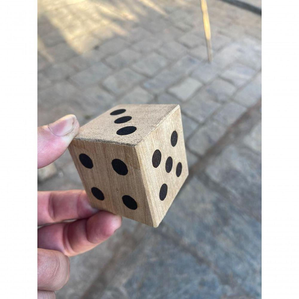 Kit 2 Dados 6 Lados Para Jogos Rpg, Clube, Festa, Jogos Familiares Preto