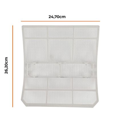Filtro Evaporadora 9.000 E 12.000 Btus Frio E Qf Elgin Original Único