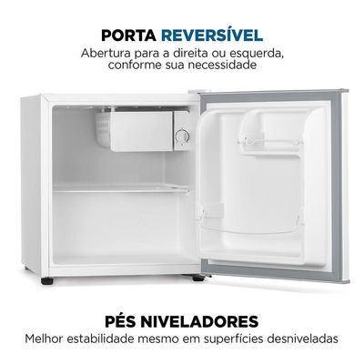 Frigobar Mondial 46L Porta Reversível Branco FGB-01-W50 110V