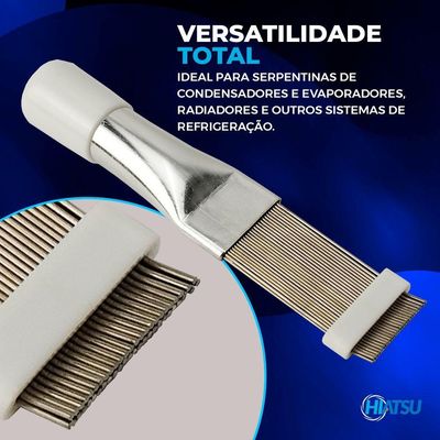 5 Pentes Para Limpeza Aletas De Condensadores Evaporadores