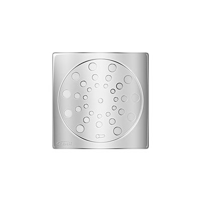 Grelha Ralo De Aço Inox Quadrada 100mm Com Fecho Censi