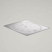 Grelha Ralo De Aço Inox Quadrada 100mm Com Fecho Censi