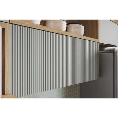 Cozinha Modulada Completa Marquesa 4 Peças 2 Aéreos + 2 Balcões C4p24 Nature