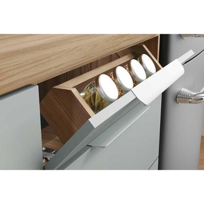 Cozinha Modulada Completa Marquesa 5 Peças 2 Aéreos + 2 Balcões + 1 Paneleiro C5p34 Nature
