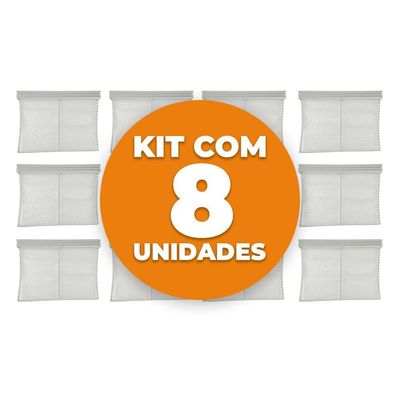Filtro Ar Condicionado 48.000 A 60.000 Btus Piso Teto Universal 8 Unidades