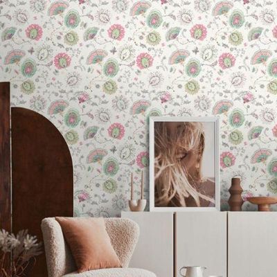 Papel De Parede House Of Turnowsky Floral Colorido 388991