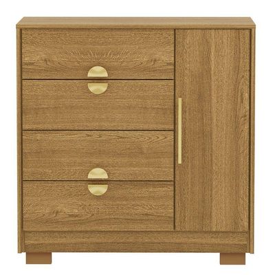 Cômoda Sapateira 4 Gavetas Clarabella Nature