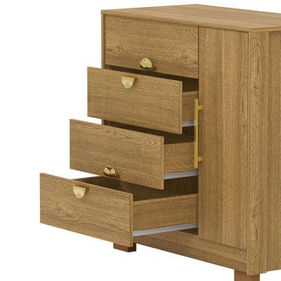 Cômoda Sapateira 4 Gavetas Clarabella Nature