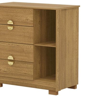 Cômoda Sapateira 4 Gavetas Clarabella Nature