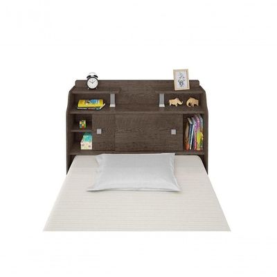 Cabeceira Box Solteiro 0,88cm Elisa Chocolate - Framar Móveis