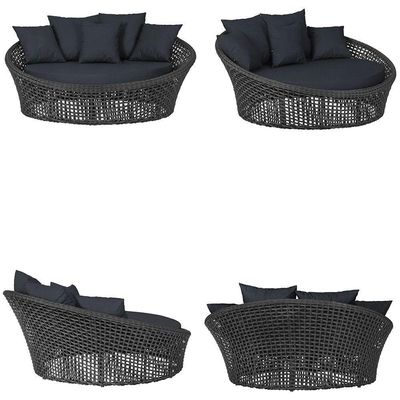 Chaise Hungria Pintura Preta Corda Náutica E12 Trama Preto
