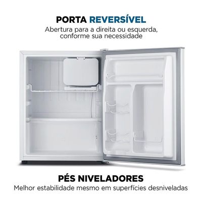 Frigobar Mondial 73L Porta Reversível Branco FGB-01-W80 110V
