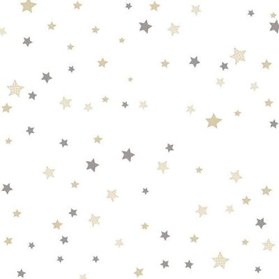Papel De Parede Happy Infantil Branco 14826