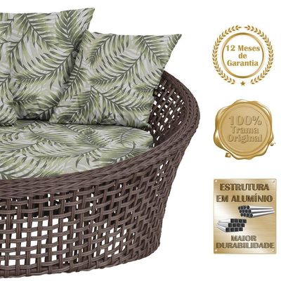Chaise Hungria Pintura Marrom Corda Náutica E5 Trama Marrom