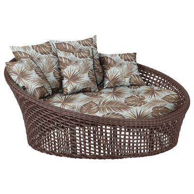 Chaise Hungria Pintura Preta Corda Náutica E6 Trama Original Marrom