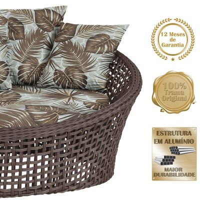 Chaise Hungria Pintura Preta Corda Náutica E6 Trama Original Marrom