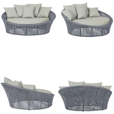 Chaise Hungria Pintura Preta Corda Náutica E3 Trama Original Prata