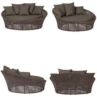 Chaise Hungria Pintura Fendi Corda Náutica E9 Trama Original Marrom