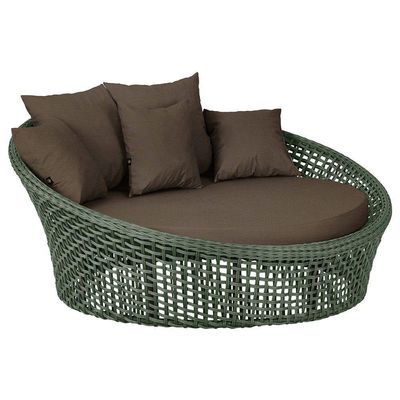 Chaise Hungria Pintura Preta Corda Náutica E9 Trama Original Verde