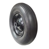 Roda Pneu Maciço Carrinho Plataforma Carga C/ Rolamento