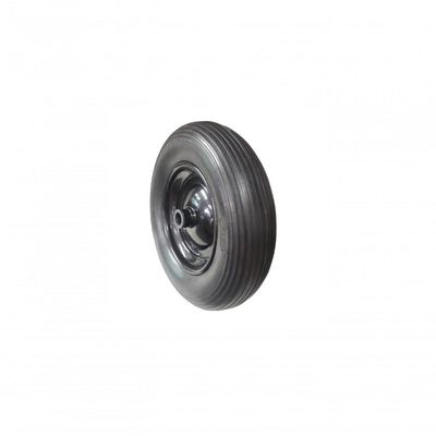 Roda Pneu Maciço Carrinho Plataforma Carga C/ Rolamento