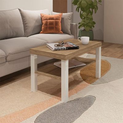 Mesa De Centro Para Sala 80 Cm 4565 Carvalho Off White Arly Carvalho Off White