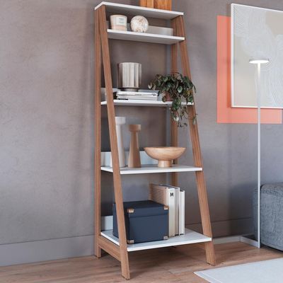Estante Multiuso 4 Prateleiras B81 Branco Montana Novam Branco Montana