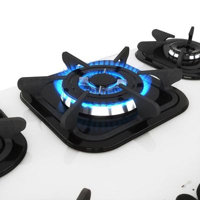 Cooktop 5 Bocas A Gás Mueller G4 Tripla Chama Branco Bivolt