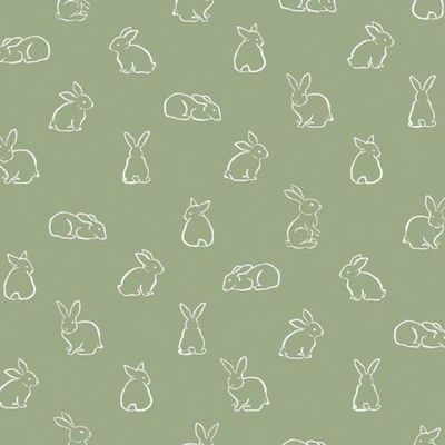 Papel De Parede Minime Infantil Verde 17145