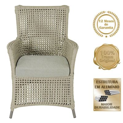 Poltronas Igapó Alumínio Pintura Fendi Corda Náutica E3 Rami